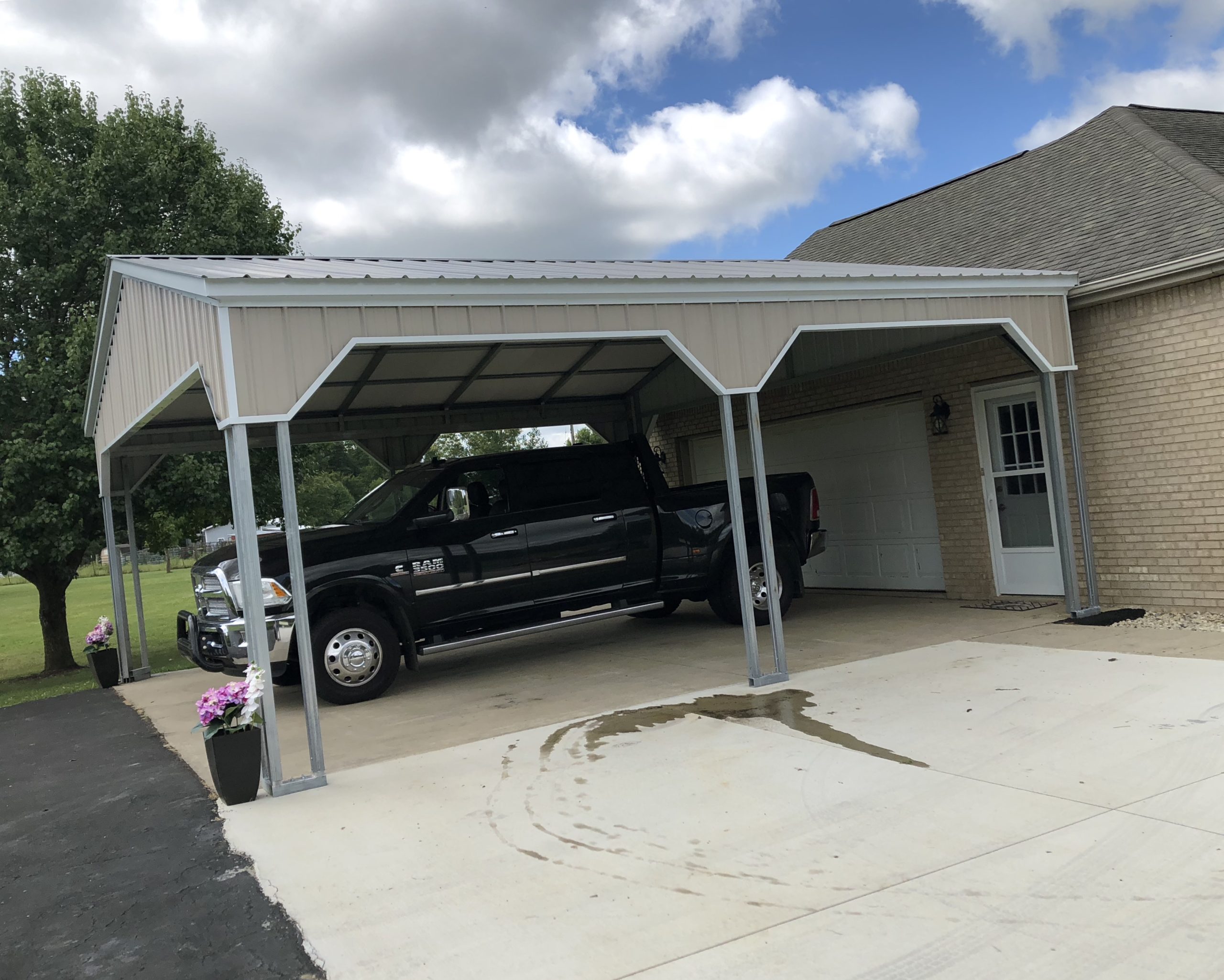 What Size Metal Post Should I Use For A 20x24 Carport